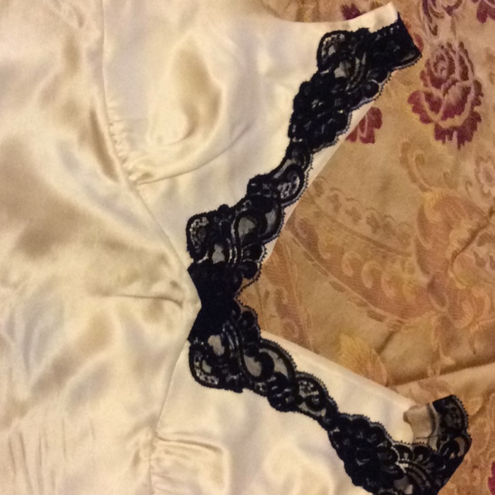 100% silk sexy top